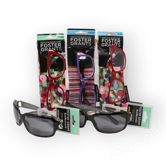 5 Pair FosterGrants Reading Glasses Sunglasses +1.50 +2.00 - Picture 5 of 7
